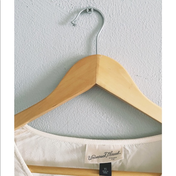 Ivory Shoulder Ruffle Blouse - Picture 2 of 6